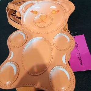 Betsey Johnson NWT Orange Bear Purse XOCANDY MSRP:$88.00
